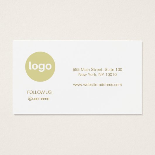 Kerst Ketting Hanger Logo Display Kaart (Achterkant)