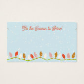 Kerst Ketting Hanger Logo Display Kaart (Voorkant)