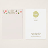 Kerst Ketting Logo Display Kaart (Voorkant /achterkant)