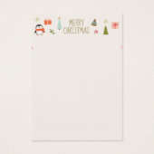 Kerst Ketting Logo Display Kaart (Voorkant)