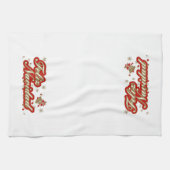 Kerst Keuken Handdoek Feliz Navidad (Horizontaal)