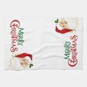 Kerst Keuken Handdoek Vrolijk Kerstman (Horizontaal)