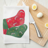 Kerst keuken handdoeken (Quarter Fold)