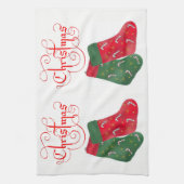 Kerst keuken handdoeken (Verticaal)