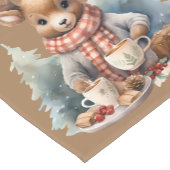 Kerst keuken  tafel runner korte tafelloper (Hoek)