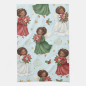 Kerst keukendoek theedoek (Verticaal)