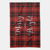 Kerst keukenhanddoek vrolijk en helder (Verticaal)