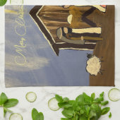 Kerst keukenhanddoeken (Gevouwen)