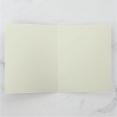 Kerst Keuten Zitten met een Rode Bow Kaart (Binnen)