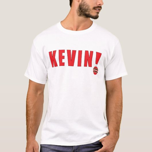Kerst "Kevin!" Shirts (Voorkant)