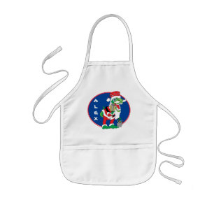 Kerst Kids Schort TySANTAsaurus Rex