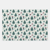 Kerst Kiekvinlievend  Inpakpapier Vel (Voorkant 3)