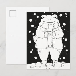Kerst Kikker Briefkaart