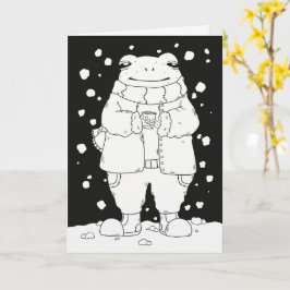 Kerst Kikker Kaart