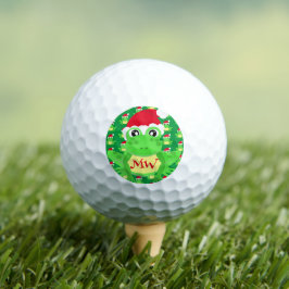 Kerst Kikker Santa Hoed Patroon Groene Nieuwigheid Golfballen