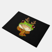 Kerst Kikker Toad Kerstman Rendier Xmas Deurmat (Schuin)