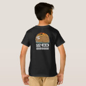 Kerst Kind T-shirt Retro Funny Raccoon (Achterkant volledig)