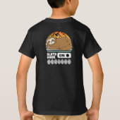 Kerst Kind T-shirt Retro Funny Raccoon (Achterkant)