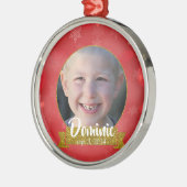 Kerst Kind Verloren Eerste Tand Keepsake Metalen Ornament (Links)