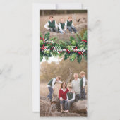 Kerst Kinder Kribbe Fotokaart Kaart (Achterkant)