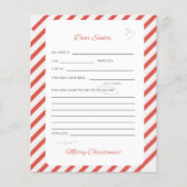 Kerst Kinder laatste naar Santa Flyer (Voorkant)