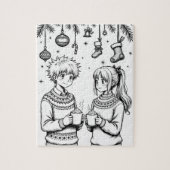 Kerst Kinderen Legpuzzel (Verticaal)
