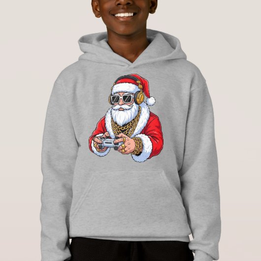 Kerst Kinderen Pullover Hoodie (Voorkant)