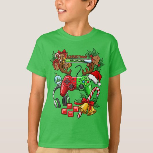 Kerst Kinderen T-Shirt (Voorkant)