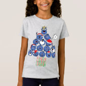 Kerst Kinderen Tee Shirt "Berry Christmas" (Voorkant)