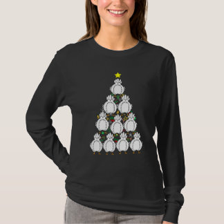Kerst Kip Boom Kerst Matching Pyjama T-shirt