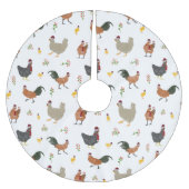 Kerst Kippen & Kippen Patroon Kerstboom Rok (Voorkant)