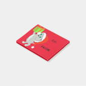 Kerst Kittens Cadeau Labels Post-it® Notes (Schuin)