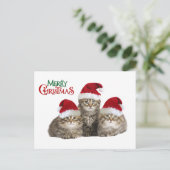 Kerst Kittens Feestdagenkaart (Staand voorkant)