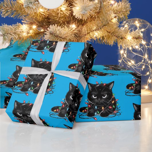 Kerst Kitty Cadeaupapier (Feestdagen)