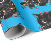 Kerst Kitty Cadeaupapier (Rol Hoek)