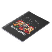 Kerst Kitty Katten Merry Catmas Notitieboek (Linkerzijde)