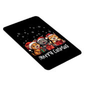 Kerst Kitty Katten Vrolijk Kerstfeest Magneet (Rechterzijde)