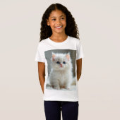 Kerst Kitty T-shirt (Voorkant volledig)