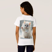 Kerst Kitty T-shirt (Achterkant volledig)