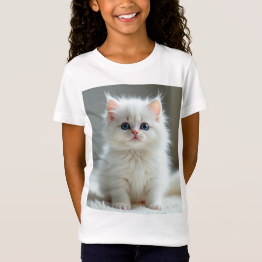 Kerst Kitty T-shirt (Voorkant)