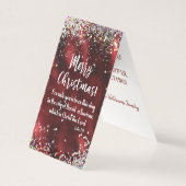 Kerst KJV Schrift Vrolijke Kerst Christelijk Kaart (Voorkant)