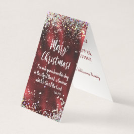 Kerst KJV Schrift Vrolijke Kerst Christelijk Kaart