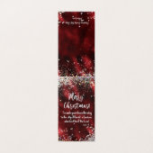 Kerst KJV Schrift Vrolijke Kerst Christelijk Kaart (Buitenkant ongevouwen)