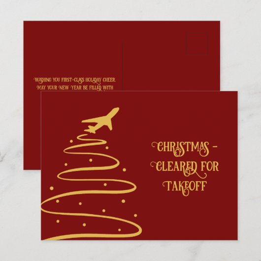 Kerst klaar voor de Kaart (Voorkant / Achterkant)