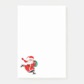 Kerst Kladblok Santa met Cadeaus Post-it® Notes (Voorkant)