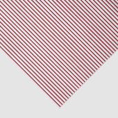 Kerst klassiek rood/Gebroken wit gestreept Tissuepapier (Detail)