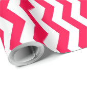 Kerst Klassiek Rood Wit Gestreept Nostalgisch Chic Cadeaupapier (Rol Hoek)