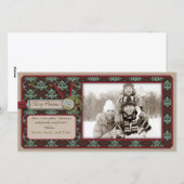 Kerst Klassieke Fotokaart Feestdagenkaart (Voorkant / Achterkant)