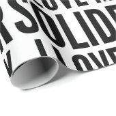 Kerst klassieke ondeugende ik hou van mijn vaste s cadeaupapier (Rol Hoek)