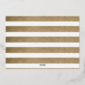 Kerst Kleding Feestelijke Kerst Kleding Folie Feestdagenkaart (Achterkant)